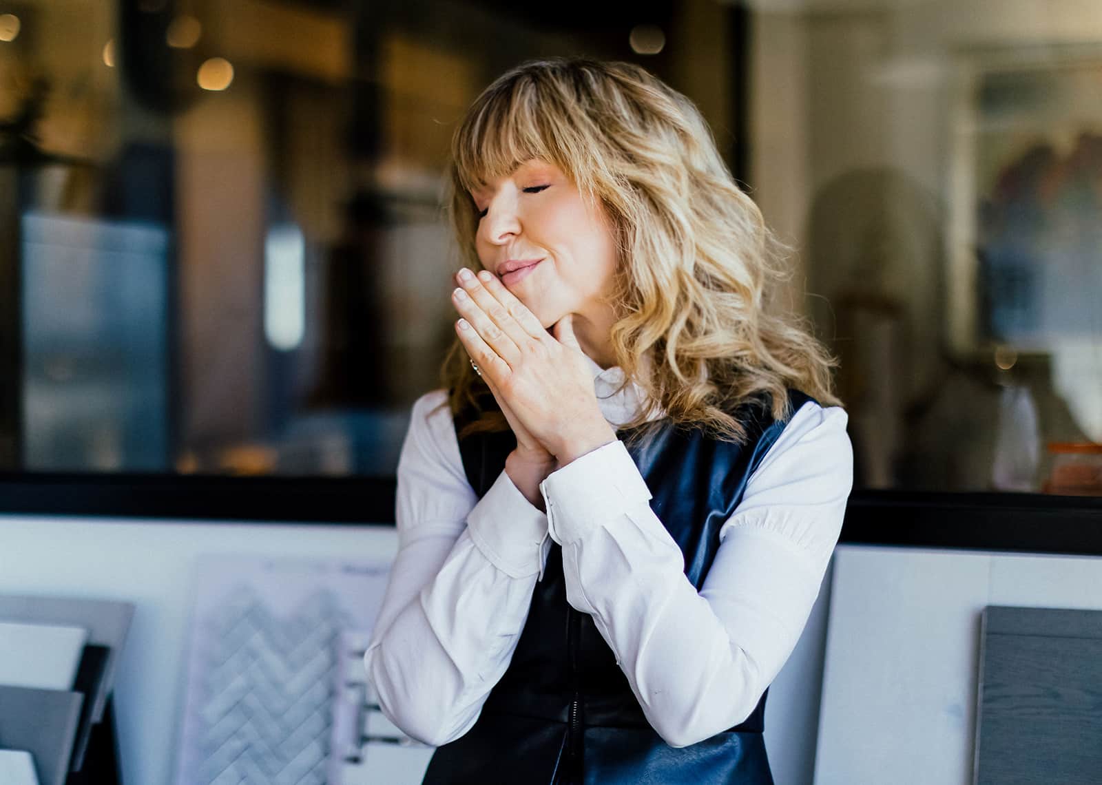 Jane Lockhart hands clasped